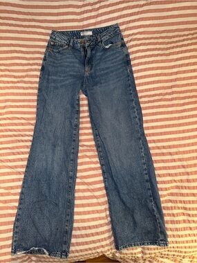 Garage wide leg jeans